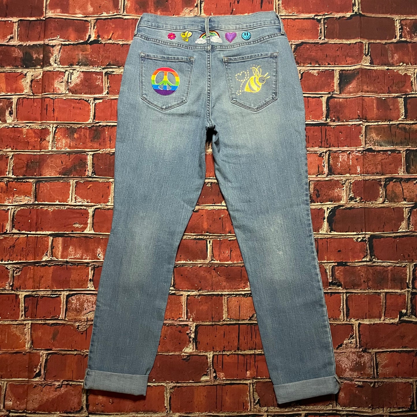 Peace Denim Pants ✌🏼