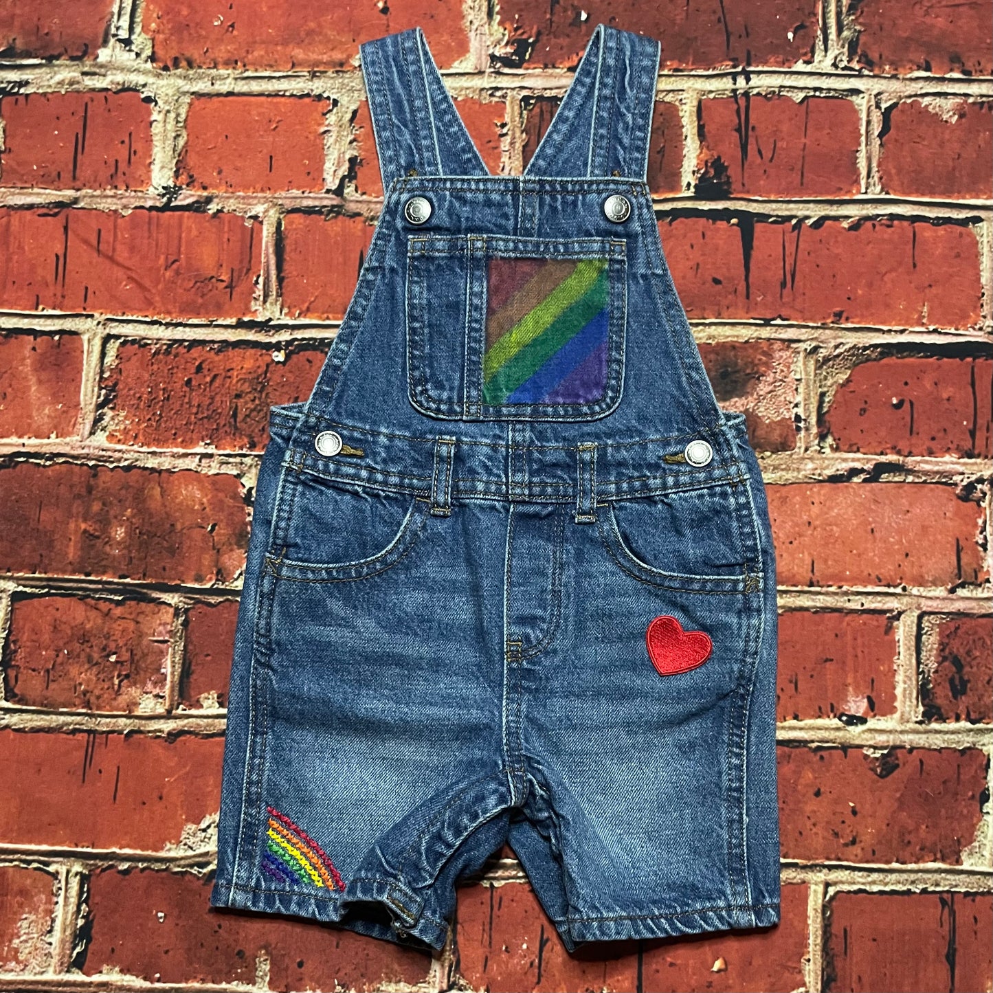 Roller Skate Denim Overalls 🛼