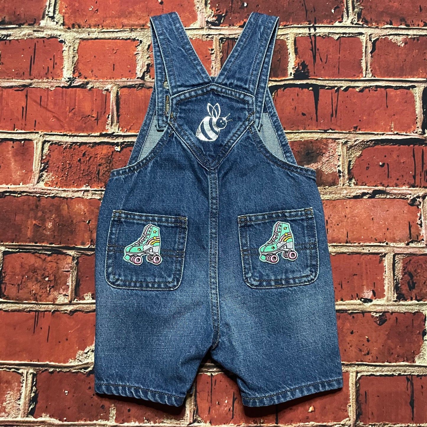 Roller Skate Denim Overalls 🛼