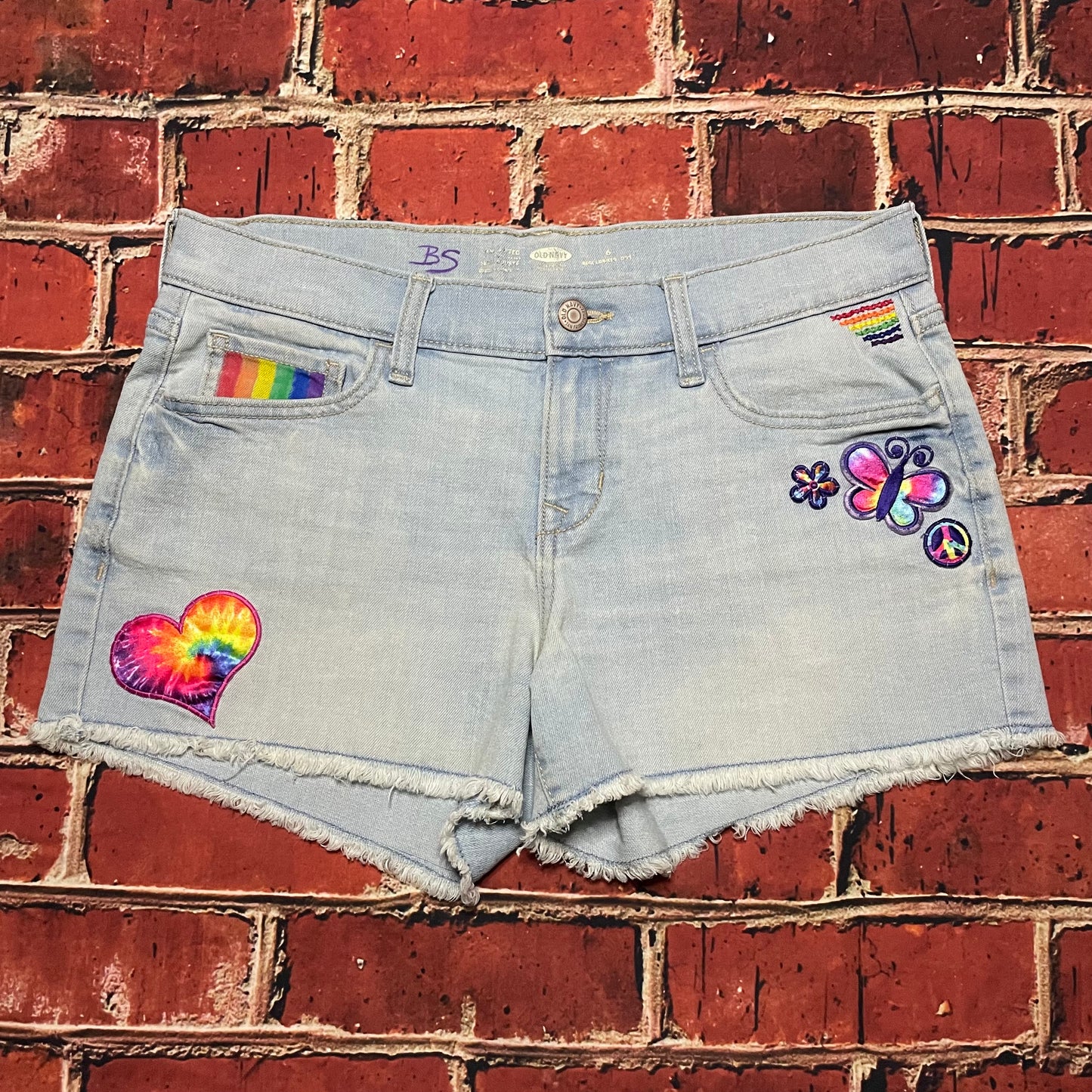 Tie-Dye Denim Shorts ✌🏼