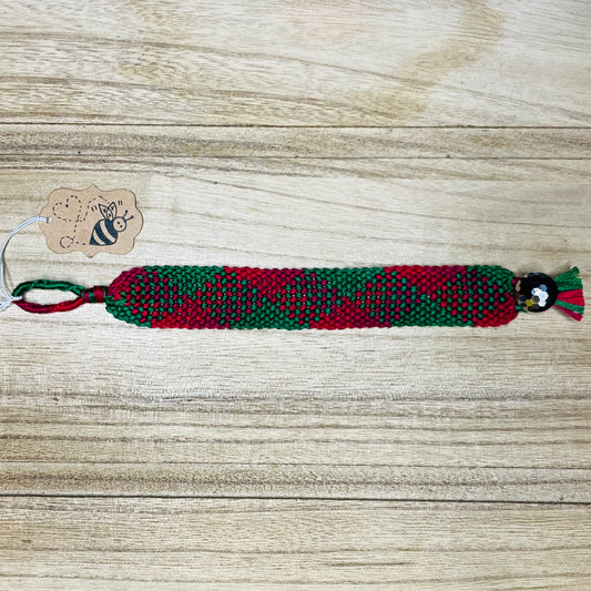 Christmas Plaid Bracelet 💚